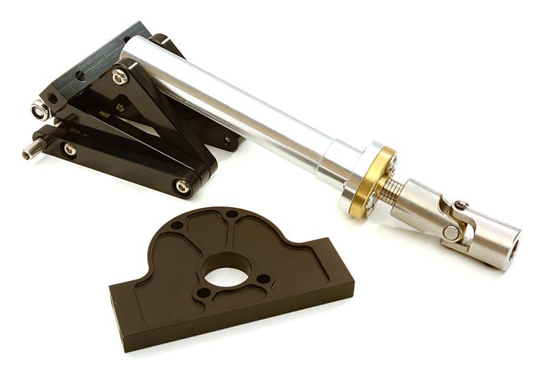 C27800BLACK Tipper Lifting Mechanism w/ Universal & Mount for Custom 1/14 Semi-Tractor Truck - Image 1