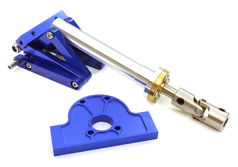 C27800BLUE Tipper Lifting Mechanism w/ Universal & Mount for Custom 1/14 Semi-Tractor Truck - Image 1