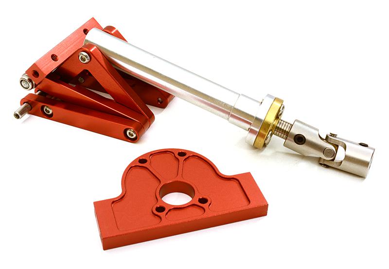 C27800RED Tipper Lifting Mechanism w/ Universal & Mount for Custom 1/14 Semi-Tractor Truck - Image 1