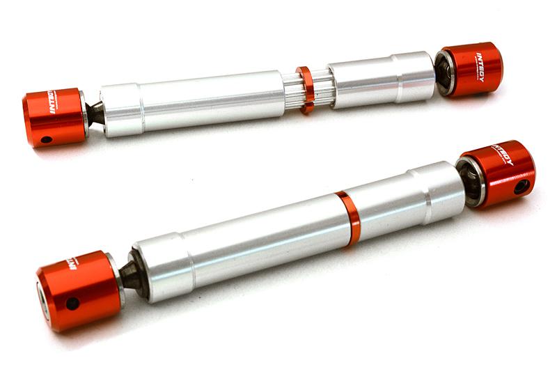 C27803RED Billet Machined Center Drive Shafts for Axial SCX-10, Dingo, Honcho & Jeep - Image 1