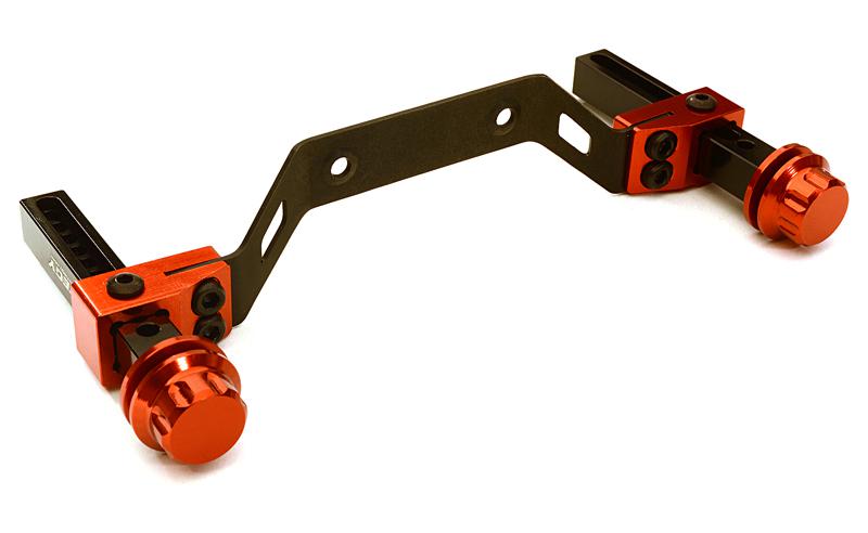 C27864RED Extended Front Body Mount & Post Set for Traxxas Slash 4X4 6815R - Image 1