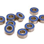 Low Friction Blue Rubber Sealed Ball Bearings (10) 5x11x4mm for RC Vehicles