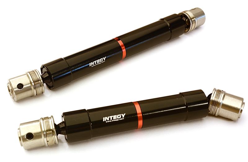 C27926BLACK Billet Machined Center Drive Shafts for Traxxas TRX-4 Crawler (12.8-inch WB) - Image 1