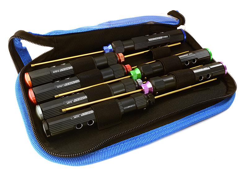 C27930 7-Piece Allen Hex Wrench Set with 20mm Handle and Carrying Case - Image 1