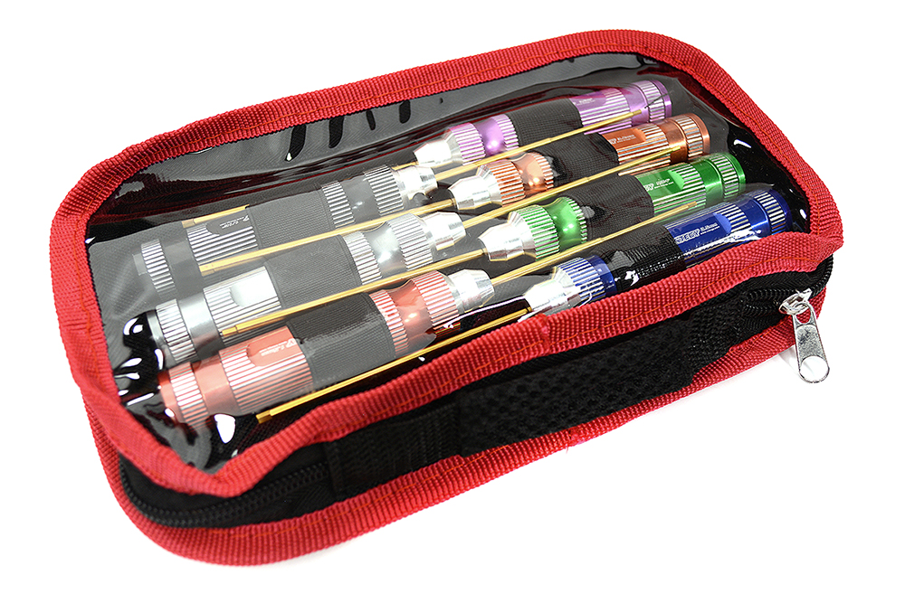 C27931 7-Piece Allen Hex Wrench Set w/ Carrying Case (Handle:20mm O.D.) - Image 1