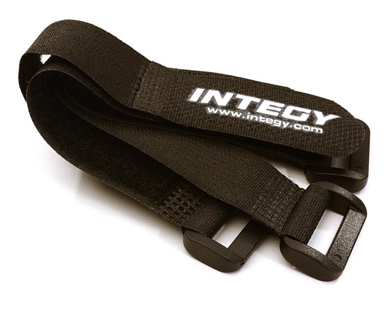 C27934BLACK 20x150mm Battery Strap (4) for RC Car, Boat, Helicopter & Airplane - Image 1