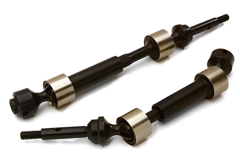 C27987GREY Dual Joint Telescopic Rear Drive Shafts for 1/10 Stampede 4X4 & Slash 4X4 6852X - Image 1