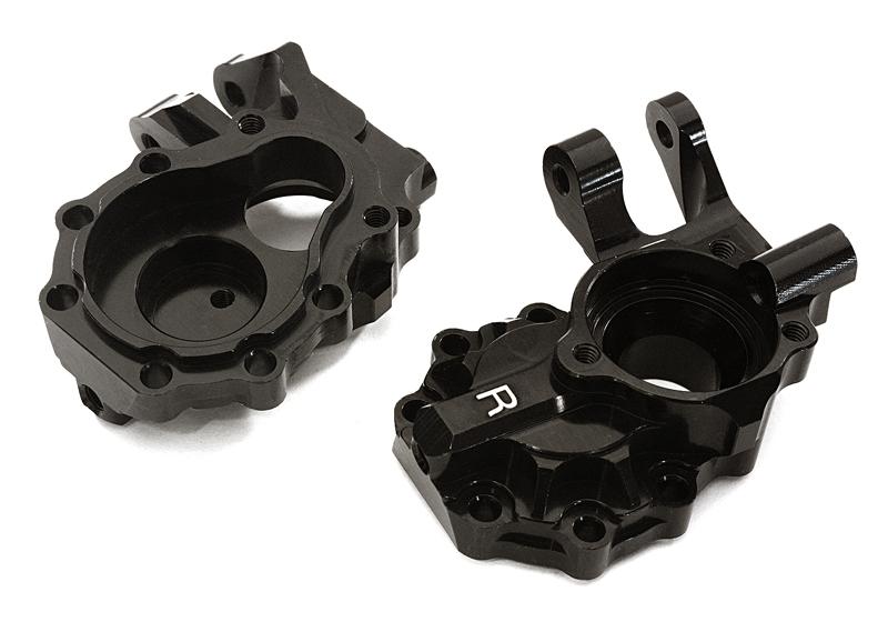 C27989BLACK Machined Alloy Front Inner Portal Drive Housings for Traxxas TRX-4 Crawler - Image 1