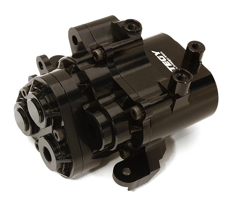 C27993BLACK Billet Machined Center Gearbox Housings for Traxxas TRX-4 Scale & Trail Crawler - Image 1
