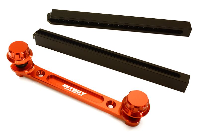 C27999RED Adjustable Rear Body Mount & Post Set for Traxxas TRX-4 Scale & Trail Crawler - Image 1