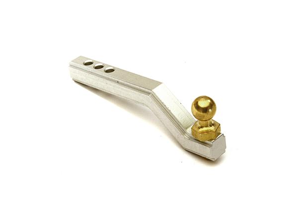 C28068HARD Billet Machined Rear Bumper Receiving Hitch w/ Ball Mount for Traxxas TRX-4 - Image 1