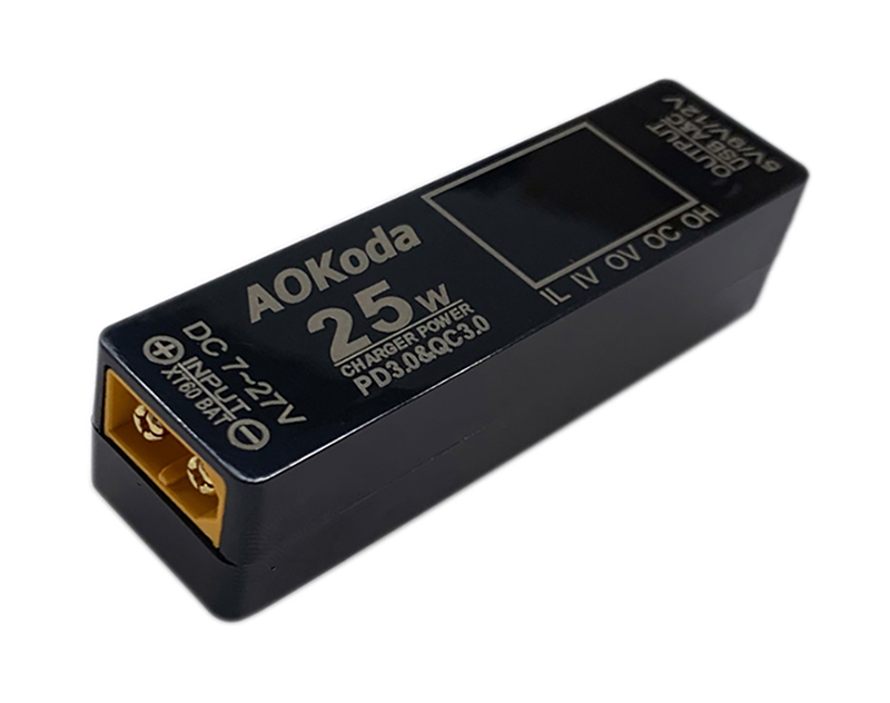 C28074 AOKoda LiPo to USB Power Converter PD3.0 & QC3.0 Adapter - Image 1