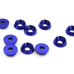 Billet Machined M3 Size Color Concave Alloy Washer Kit 10pcs