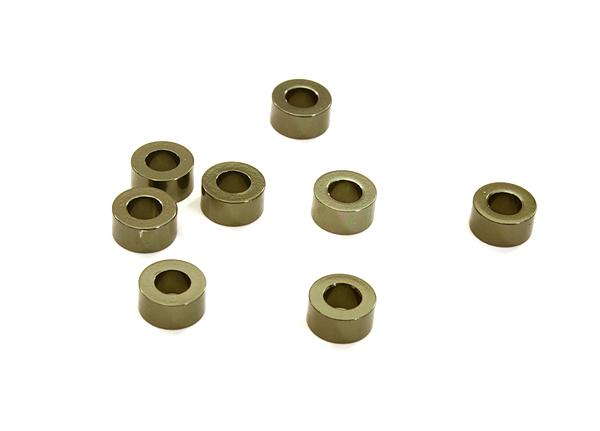 C28130GUN Billet Machined 8pcs Aluminum M3x6 Washer Spacer (Thick=3mm) - Image 1