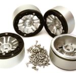 Billet Machined 1.9 Size 12 Spoke Wheels for Traxxas TRX-4 Scale & Trail Crawler
