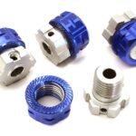 Billet Machined 17mm Wheel Hex (4) +0mm Offset for T-Maxx, 1/10 Revo & Summit