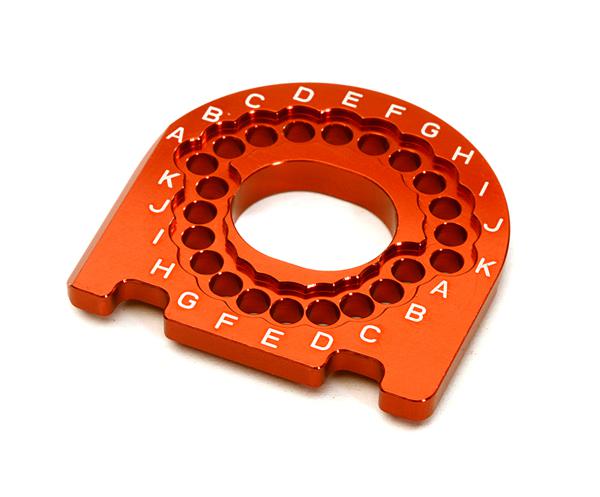 C28178RED Billet Machined Motor Mounting Plate for Traxxas 4-Tec 2.0 - Image 1