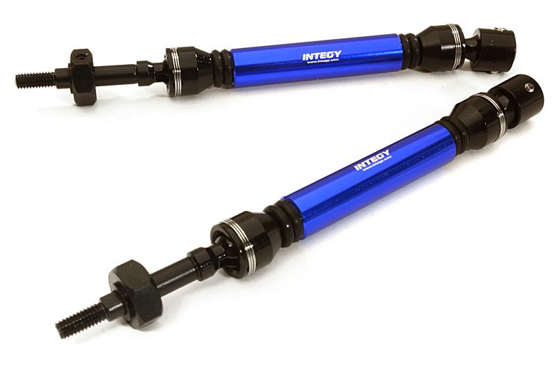 C28210BLUE HD Steel Rear Universal Drive Shaft (2) for Traxxas 1/10 Slash & Stampede 4X4 - Image 1