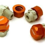 Billet Machined 17mm Wheel Hex (4) +6mm Offset for T-Maxx, 1/10 Revo & Summit