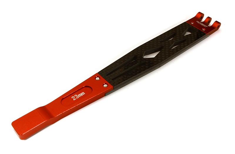 C28231RED Alloy & Composite Battery Plate for Traxxas 1/10 TRX-4 Crawler & 4-Tec 2.0 - Image 1