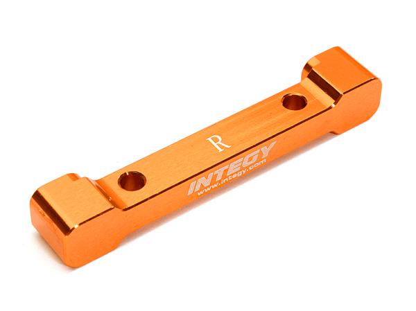 C28339ORANGE Billet Machined Alloy Rear Arm Mount for Traxxas 1/10 4-Tec 2.0 - Image 1
