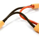 Serial Battery Cable w/ XT90 Plugs 12AWG 10cm