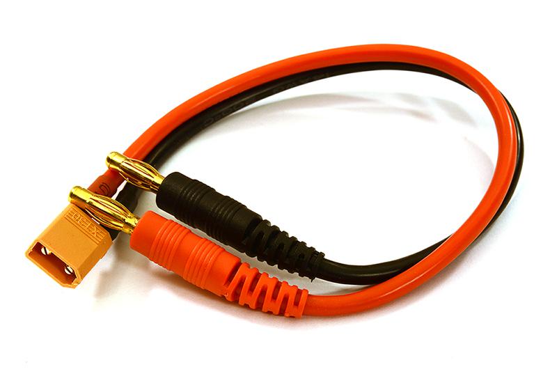 C28378 XT30 Male-to-Banana Male Connector Adapter 14AWG 180mm Wire Harness - Image 1