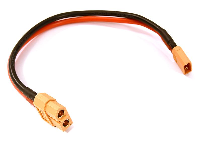 C28379 XT60 Female-to-XT30 Male Connector Adapter Wire Harness 14AWG 180mm - Image 1