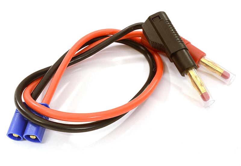 C28380 EC3 Charge Cable 14AWG 30cm Wire Harness w/ Banana Plugs Charging Jack - Image 1