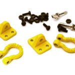 Realistic Alloy Bow Shackles w/ Mounting Brackets for 1/10 Off-Road & Crawler