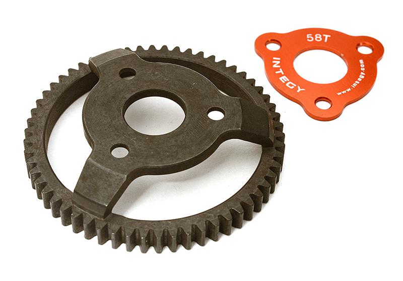C28445RED 0.8M 32P 58T Spur Gear for Stampede 2WD, Rustler 2WD, Slash 2WD & Bigfoot 4690 - Image 1