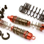 Machined 100mm Rear Alloy Shocks for Traxxas 1/10 Stampede, Rustler & Slash