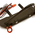 Realistic Front Alloy Bumper w/ LED for Traxxas TRX-4 w/ 43mm Mount