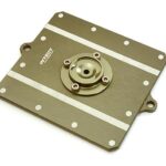 CNC Machined Alloy Fuel Cell Cover for Axial 1/10 Scale Yeti Rock Racer