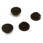 Realistic M4 Size Machined 4mm Serrated Wheel Nuts Flanged for Most 1/10 Scale