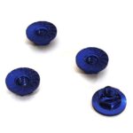 Realistic M4 Size Machined 4mm Serrated Wheel Nuts Flanged for Most 1/10 Scale