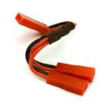 Y-Type 1-to-2 JST 2 Pin Plug Wire Harness Conversion for Traxxas ESC/Fan 110mm