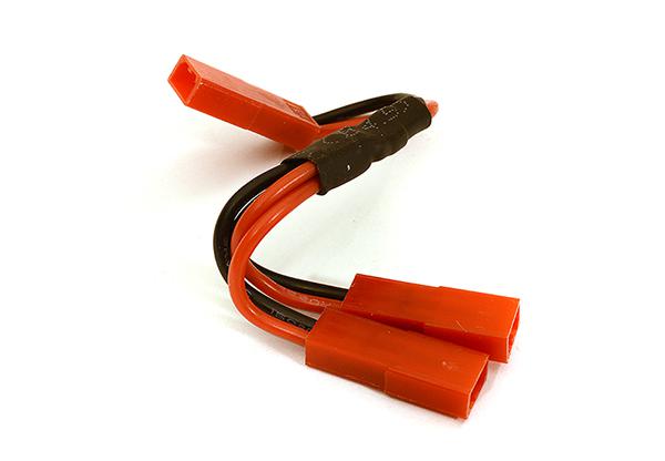 C28510 Y-Type 1-to-2 JST 2 Pin Plug Wire Harness Conversion for Traxxas ESC/Fan 110mm - Image 1