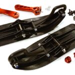 Front Sled Ski Attachment Set for Axial 1/8 Yeti XL (for RWD Operation)