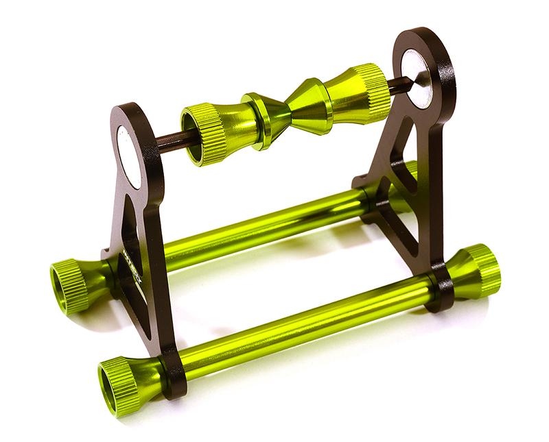 C28557GREEN Magnetic Type Tire Balancer for RC (4mm Shaft Size, Tire 100mm O.D. Max) - Image 1