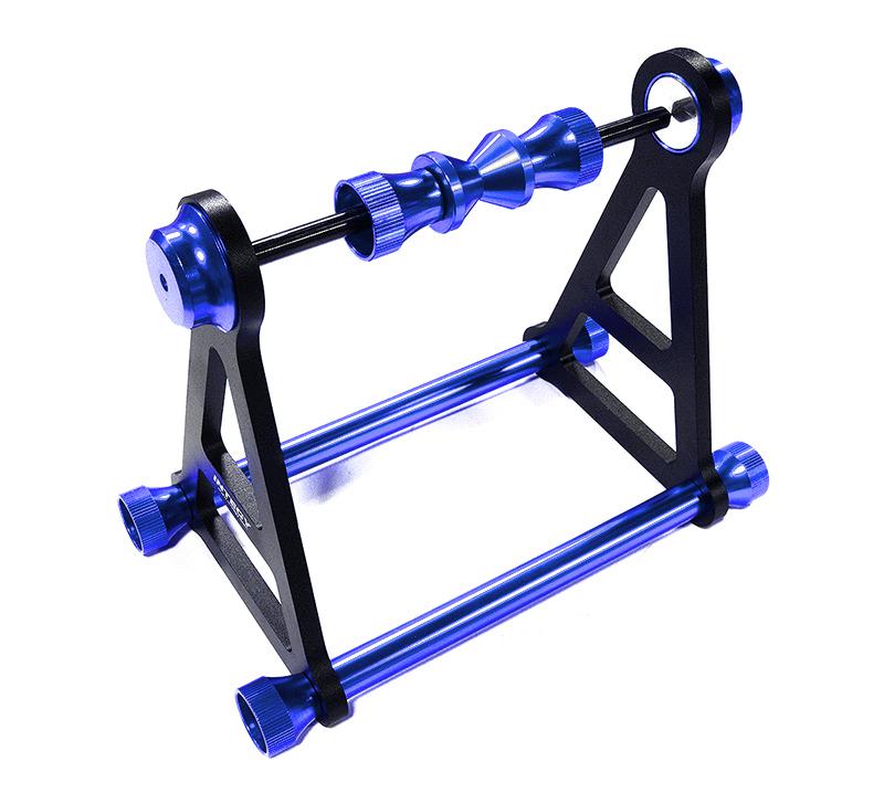 C28559BLUE Magnetic Type Tire Balancer for RC (6mm Shaft Size, Tire 230mm O.D. Max) - Image 1