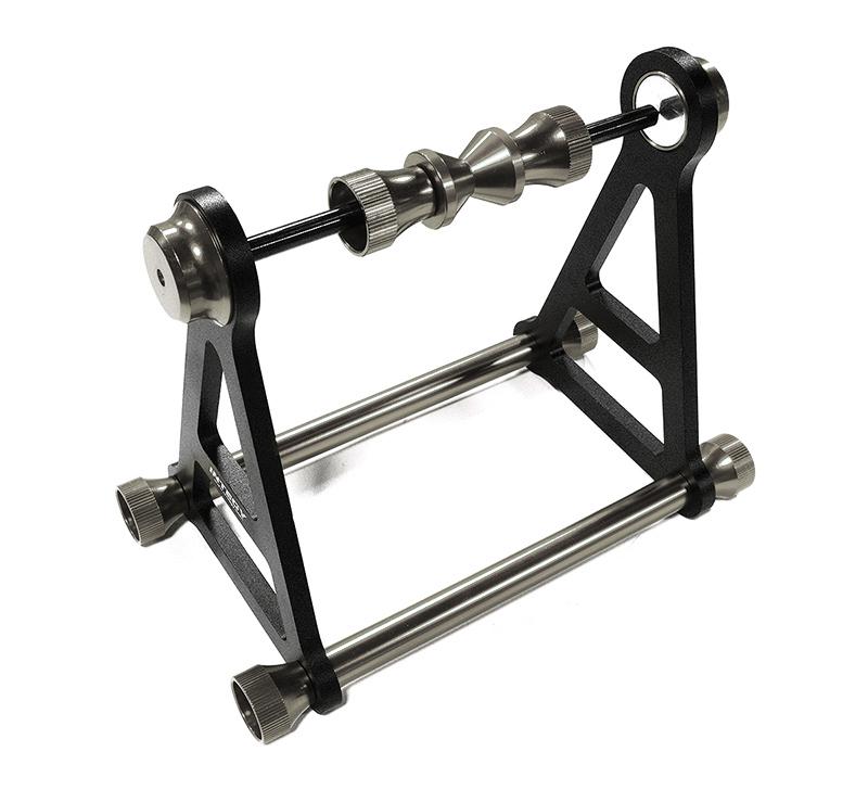 C28559GREY Magnetic Grey Tire Balancer for RC Cars (6mm Shaft Size, Tire 230mm O.D. Max) - Image 1