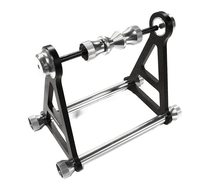 C28559SILVER Magnetic Type Tire Balancer for RC (6mm Shaft Size, Tire 230mm O.D. Max) - Image 1