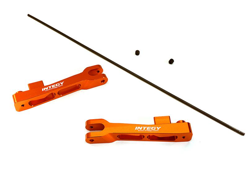 C28564ORANGE Rear Anti-Roll Sway Bar Set for Traxxas 1/7 Unlimited Desert Racer - Orange 8598 - Image 1
