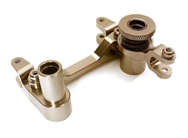 C28566GREY Billet Machined Steering Bellcrank for Traxxas 1/7 Unlimited Desert Racer 8543 - Image 1