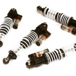 Adjustable Rebound Piggyback Shock (4) for Traxxas TRX-4 Scale & Trail Crawler