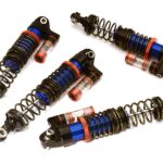 Adjustable Rebound Piggyback Shock (4) for Traxxas TRX-4 Scale & Trail Crawler