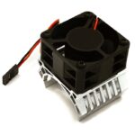 36mm Motor Heatsink+40x40mm Cooling Fan 16k rpm for Most 1/10 On-Road & Off-Road