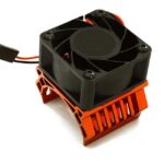 36mm Motor Heatsink+40x40mm Cooling Fan 17k rpm for Most 1/10 On-Road & Off-Road