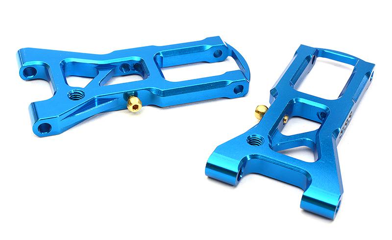 C28610LIGHTBLUE Billet Machined Front Suspension Arms for Tamiya 1/10 TA07 PRO - Image 1